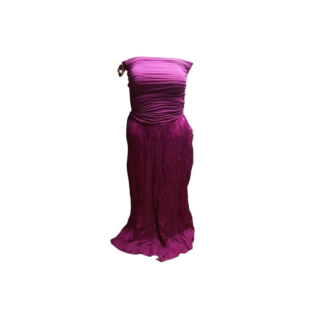 Newport News Women's Strapless Fit & Flare Dress Pink (Size: Medium) NWT!
